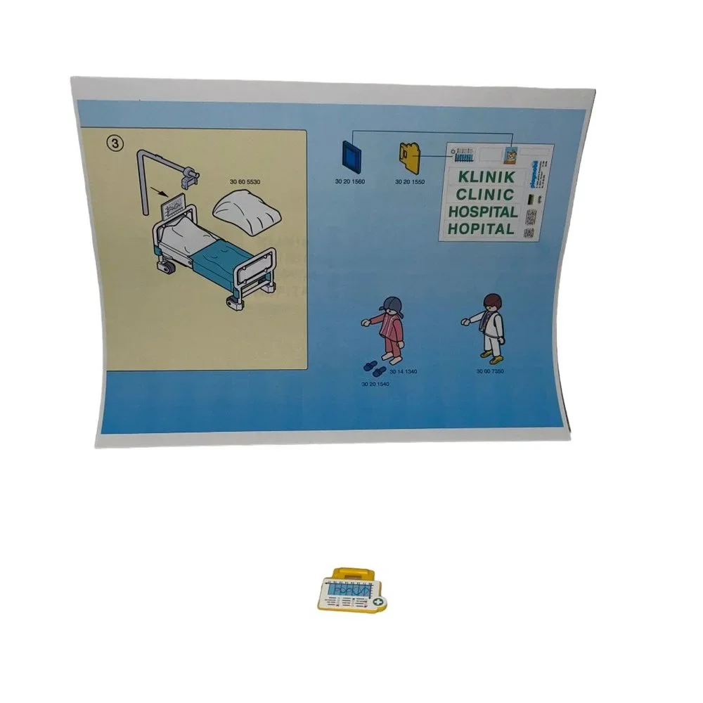 Vintage Playmobil 3980 1998 Geobra Dentist Medical Hospital Replacement Parts